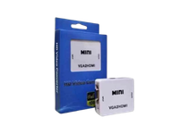 VGA TO HDMI ADAPTER WHITE-BLUE BOX