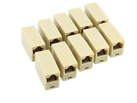 RJ45 JOINT CONNECTOR-WHITE