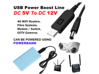 USB to DC Power Cable 5V to 12V DC Power Converter Router Cable Module 5.5x2.1mm